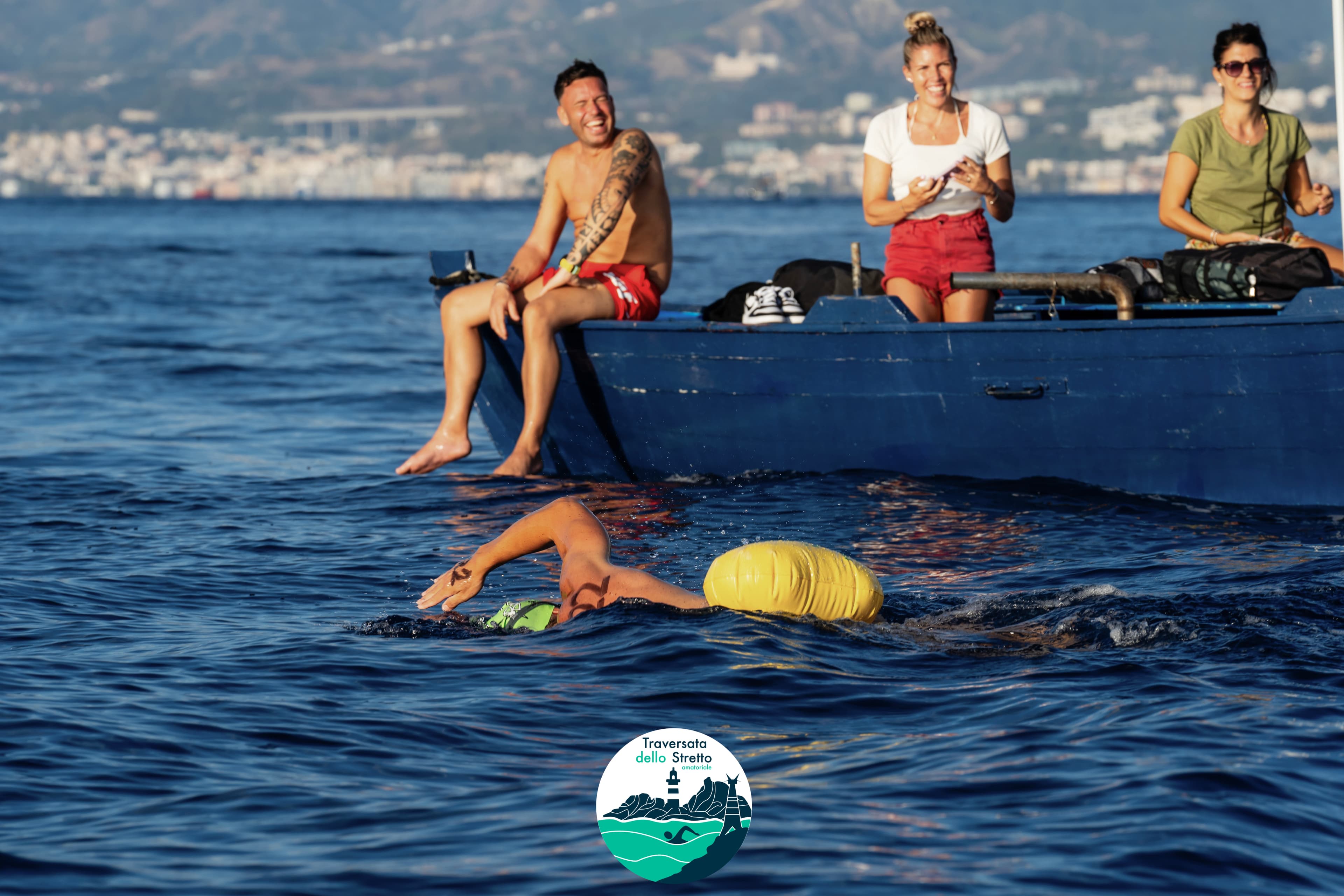 Il team durante una traversata